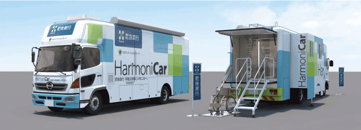 移動店舗車 Harmonicar ハモニカー 店舗 Atmのご案内 肥後銀行