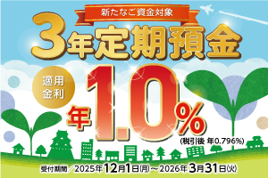 3年定期預金
